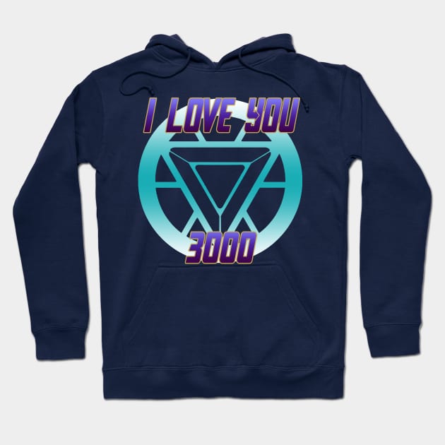 I love you 3000 Hoodie by dankdesigns